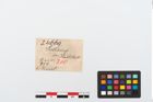 Etikett zu Bronzering (NHMW-PRAE-024669)